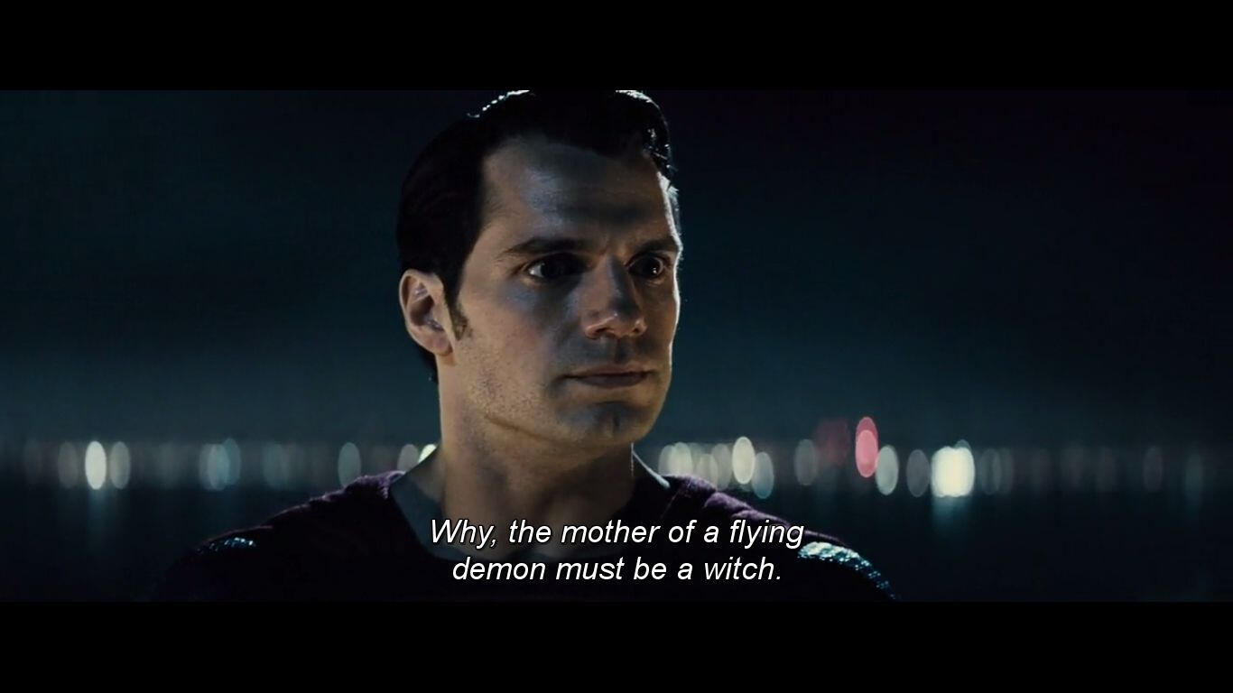 Matka latającego demona musi być wiedźmą.