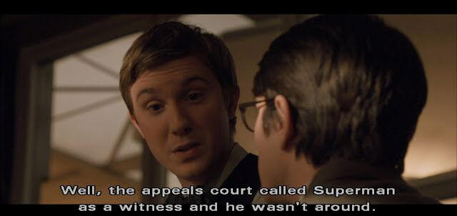 Cóż, sąd odwoławczy powołał Supermana na świadka, ale ten się nie zjawił
