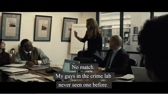 Nie ma pasującego wyniku. Moi ludzie w laboratorium kryminalnym nigdy takiego nie widzieli.