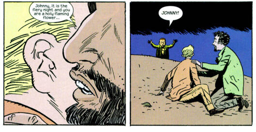 Joey: Johnny, ta noc jest ognista, a ty jesteś świętym, płonącym kwiatem... Rich: JOHNNY!