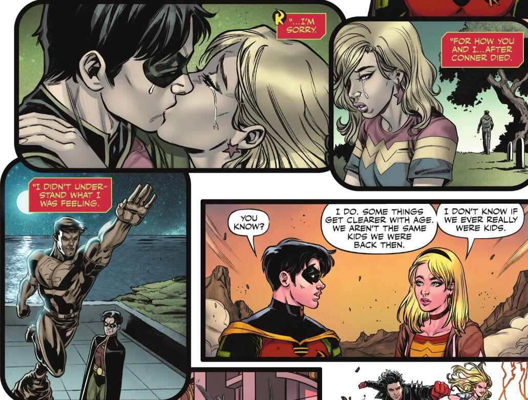 Tim: … Przepraszam. Za to, jak my… po śmierci Kona. Nie rozumiałem swoich uczuć. Wiesz? Cassie: Wiem. Pewne rzeczy stają się jasne z wiekiem.