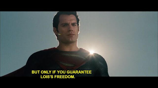 ale tylko jeśli zagwarantuje pan wolność Lois.