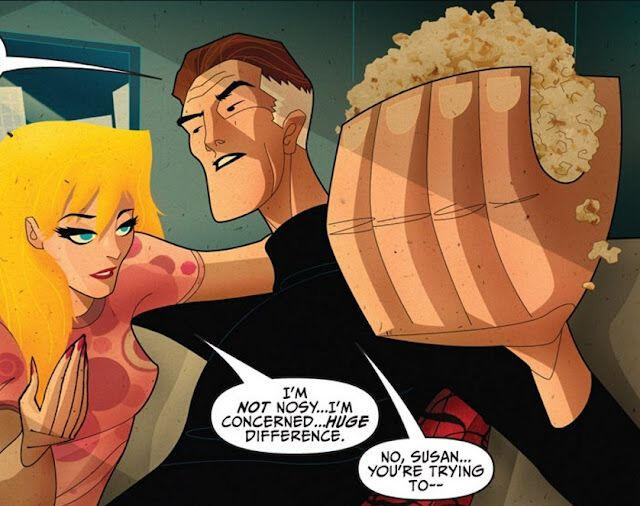 Sue: Nie jestem wścibska... Jestem zaniepokojona... To duża różnica. Reed: Nie, Susan... próbujesz...